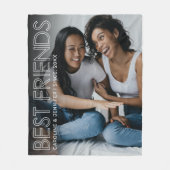 Best Friends Photo Fleece Deken (Voorkant)