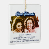 Best Friends Photo in Keepomwille Keramisch Ornament (Rechts)
