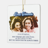 Best Friends Photo in Keepomwille Keramisch Ornament (Links)
