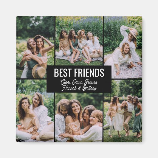 Best Friends Photo Magnet Magneet (Voorkant)