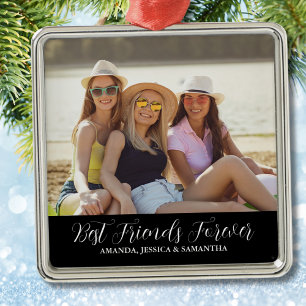 Best Friends Photo Metalen Ornament