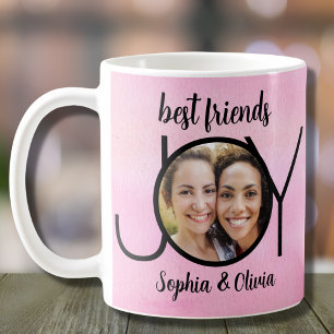 Best Friends Photo Pink Koffiemok