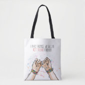 Best Friends Pinky Promise Canvas tas (Voorkant)