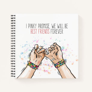 Best Friends Pinky Promise Laptop Notitieboek
