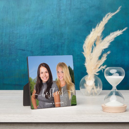 Best Friends Script Overlay Names van Besties Foto Fotoplaat (Insitu)