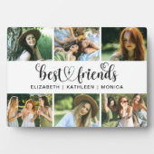 Best Friends Script Photo Collage Fotoplaat (voorkant)