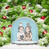 Best Friends with Dogs Snow Globe - Joli Noël (Noël)