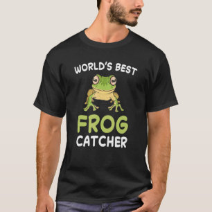 Best Frog Catcher Hunter Amphibian Catchin T-shirt