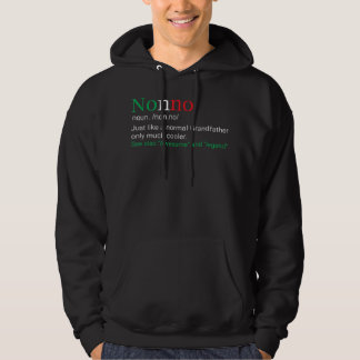 Best Funny Nonno Italiaanse Grandfather Definition Hoodie