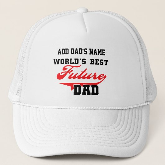 Best Future Papa Customisé Casquette (Devant)