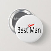Best Gay Man Ronde Button 5,7 Cm (Voorkant /achterkant)