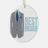 Best gedrukt keramisch ornament (Rechts)