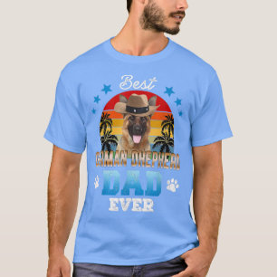 Best German Dhepherd Pap Ever Best Dad Hondenliefh T-shirt