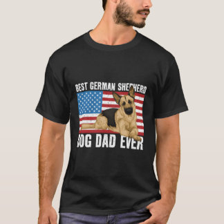 Best German Shepherd Dog Dad Ever T-shirt