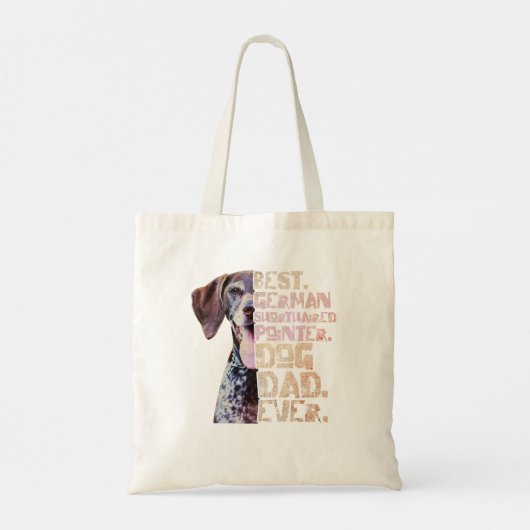 Best German Shorthaired Pointer Pap Ever  R Tote Bag (Achterkant)
