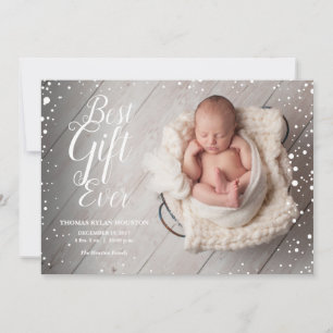 Best Gift Ever Baby Kerstwinter Aankondiging