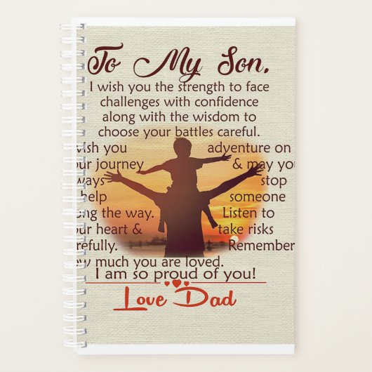 Best Gift For Son | To My Son Quotes (Devant)