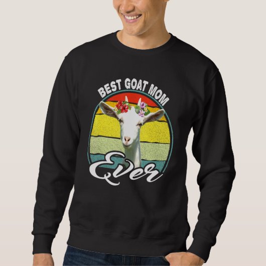 Best Goat Ma Ever Retro  Goat Ma Rancher Trui (Voorkant)