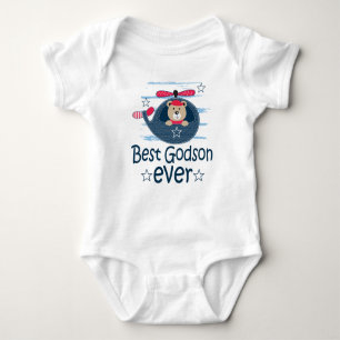 Best Godson Ever Godchild Beer Romper