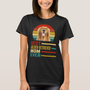 Best Golden Retriever Mam Ever Retro T-shirt