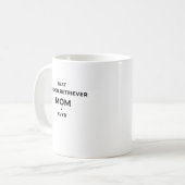 ☕ Best Golden Retriever Mom Ever – White Mug (Devant gauche)