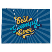 Best Grampa Ever Vaderdag Groot Cadeauzakje (Achterkant)