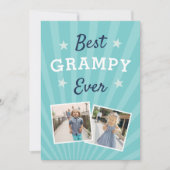 Best Grampy Ever | Foto Vaderdag Kaart (Voorkant)