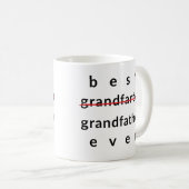 Best Grand-Farter Ever Mug for Grandpa (Devant droit)