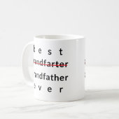 Best Grand-Farter Ever Mug for Grandpa (Devant gauche)