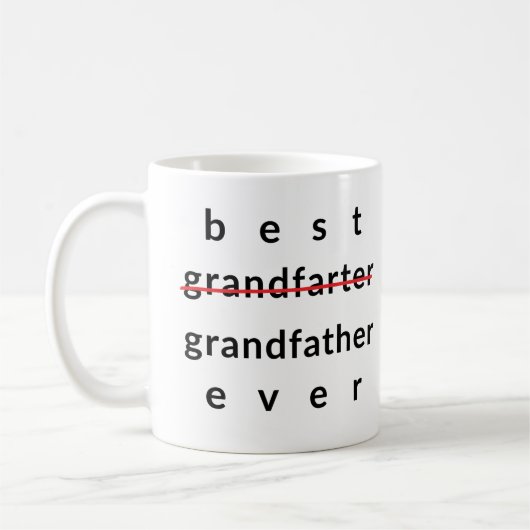 Best Grand-Farter Ever Mug for Grandpa (Gauche)