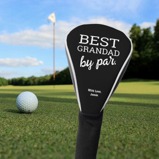 Best Grandad by par Moderne Typografie Aangepaste Golfheadcover