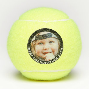 Best Grandfather Ever Child Photo II Tennis Balls Tennisballen