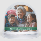 Best grandma Ever 2-Photo Grandkids Christmas Gift (Avant)