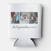 Best Grandma Ever 3 Photo Collage Blikjeskoeler (Voorkant)