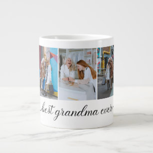 Best Grandma Ever 3 Photo Collage Extra Grote Beker