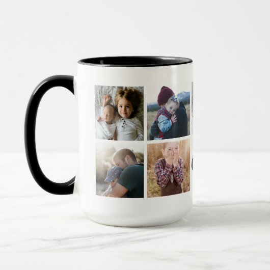 Best Grandma Ever Custom Photo Mok (Links)