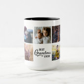 Best Grandma Ever Custom Photo Mok (Midden)