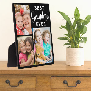 Best Grandma Ever Grandchildren 3 Photo Collage Li Fotoplaat