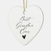 Best grandma ever keramisch ornament (Links)
