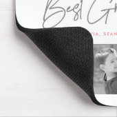 Best Grandma Ever Modern Script 6 Photo Collage Muismat (Hoek)