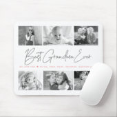 Best Grandma Ever Modern Script 6 Photo Collage Muismat (Met muis)