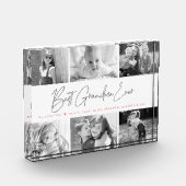 Best Grandma Ever Modern Script Custom Collage 6 Fotoblokken (Links)