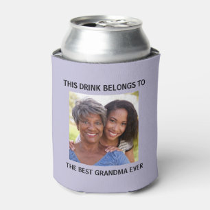 Best Grandma Ever Paars Foto Blikjeskoeler