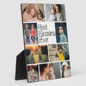 Best Grandma Ever Photo Collage Fotoplaat (Zijkant)