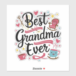 Best grandma ever sticker