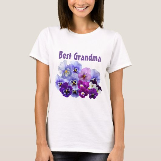Best Grandma Grandmoeder T-Shirt Gift Idee (Voorkant)