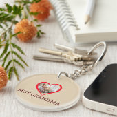 Best Grandma Personalized Acrylic Keychain Gift (Voorkant Rechts)