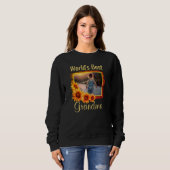 Best Grandma Personalized Photo Sweatshirt (Voorkant volledig)