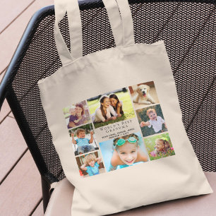 Best Grandma Photo Collage - Gepersonaliseerd op d Tote Bag