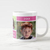 Best Grandma Photo Collage ter wereld Extra Grote Beker (Rechts)